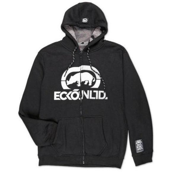 [Ecko] Men's Sherpa-Lined Hoodie - Picture 1 of 2